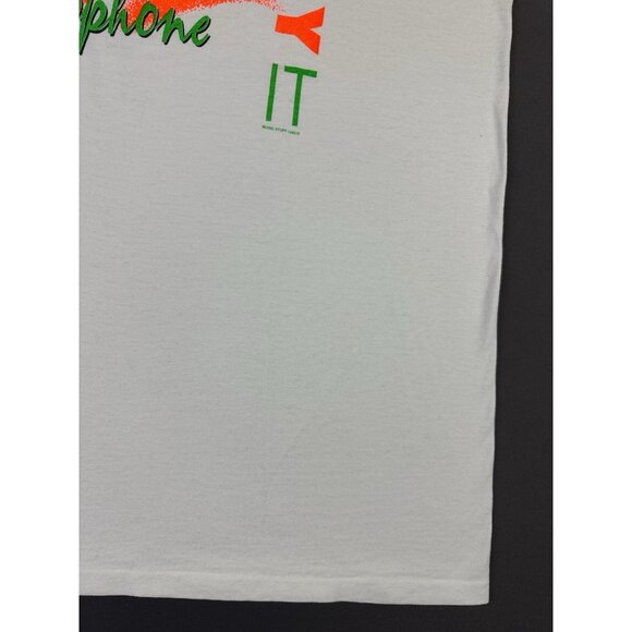 Vintage 1992 Music Stuff Mellophone Just Play It Single Stitch Shirt Oneita 2XL - Picture 8 of 16